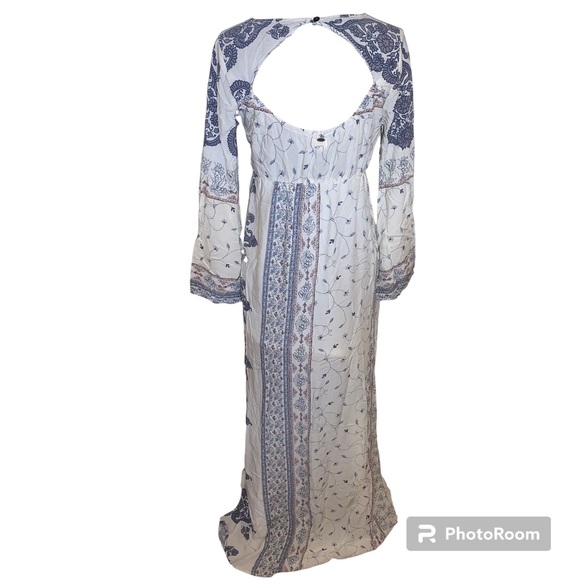 O’NEILL Kansas Summer Maxi Sun Dress Side Leg Slit - Picture 6 of 16